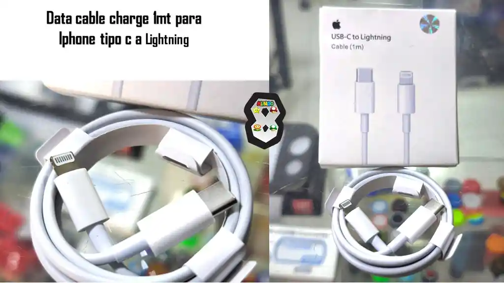 Cable Carga Data Iphone Tipo C A Lightning 1mt