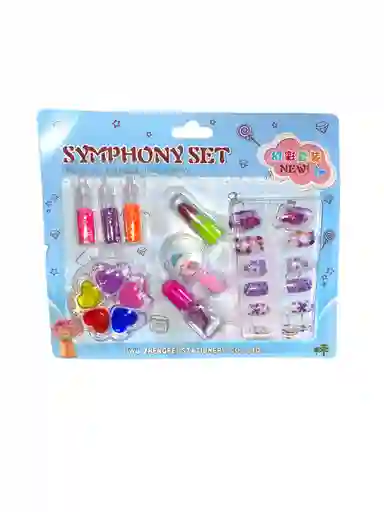 Juguete Kit De Uñas Con Escarcha