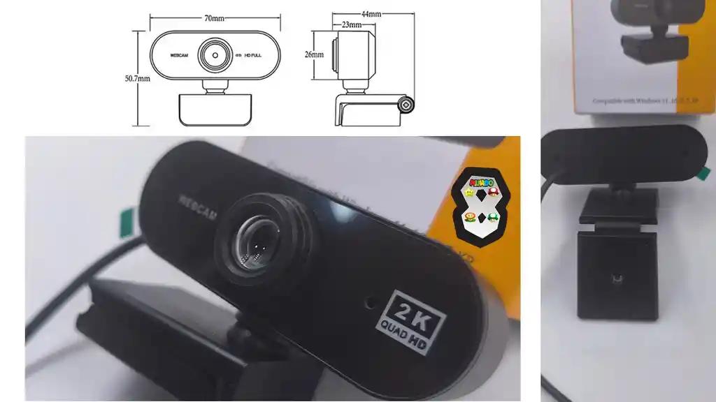 Camara Web 2k Usb 2560*1440