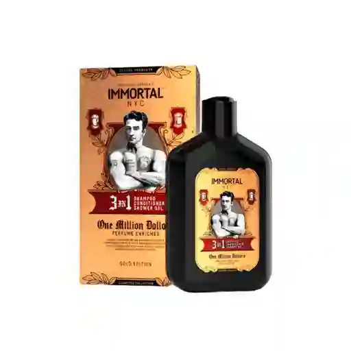 Shampoo Immortal 3 En 1 One Million Dollars