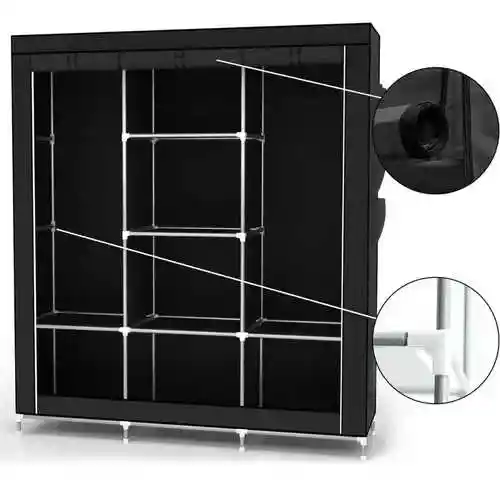 Closet Armable Ropero De 3 Cuerpos De Tela 88130
