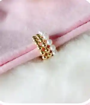 Earcuff Rodio Perlas