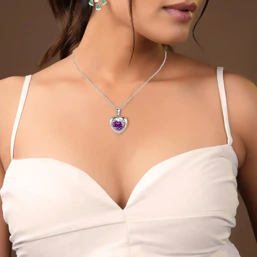Collar De Mujer Dije De Plata 925 Cadena De Plata