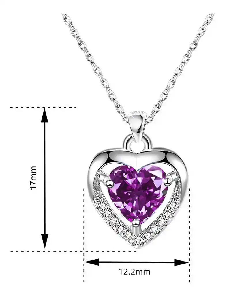 Collar De Mujer Dije De Plata 925 Cadena De Plata