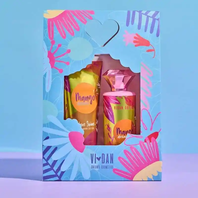 Kit Eres La Razon Por La Que Todo Brilla. Splash Y Crema Aroma Variado