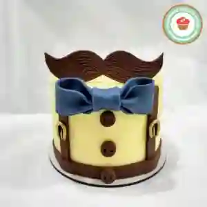 Torta Caballero Para 30 Personas Diseño Personalizado
