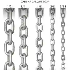 Cadena De Acero Eslabonada (metro)
