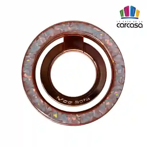 Soporte / Anillo Magnético Magsafe Luxury (oro Rosa)