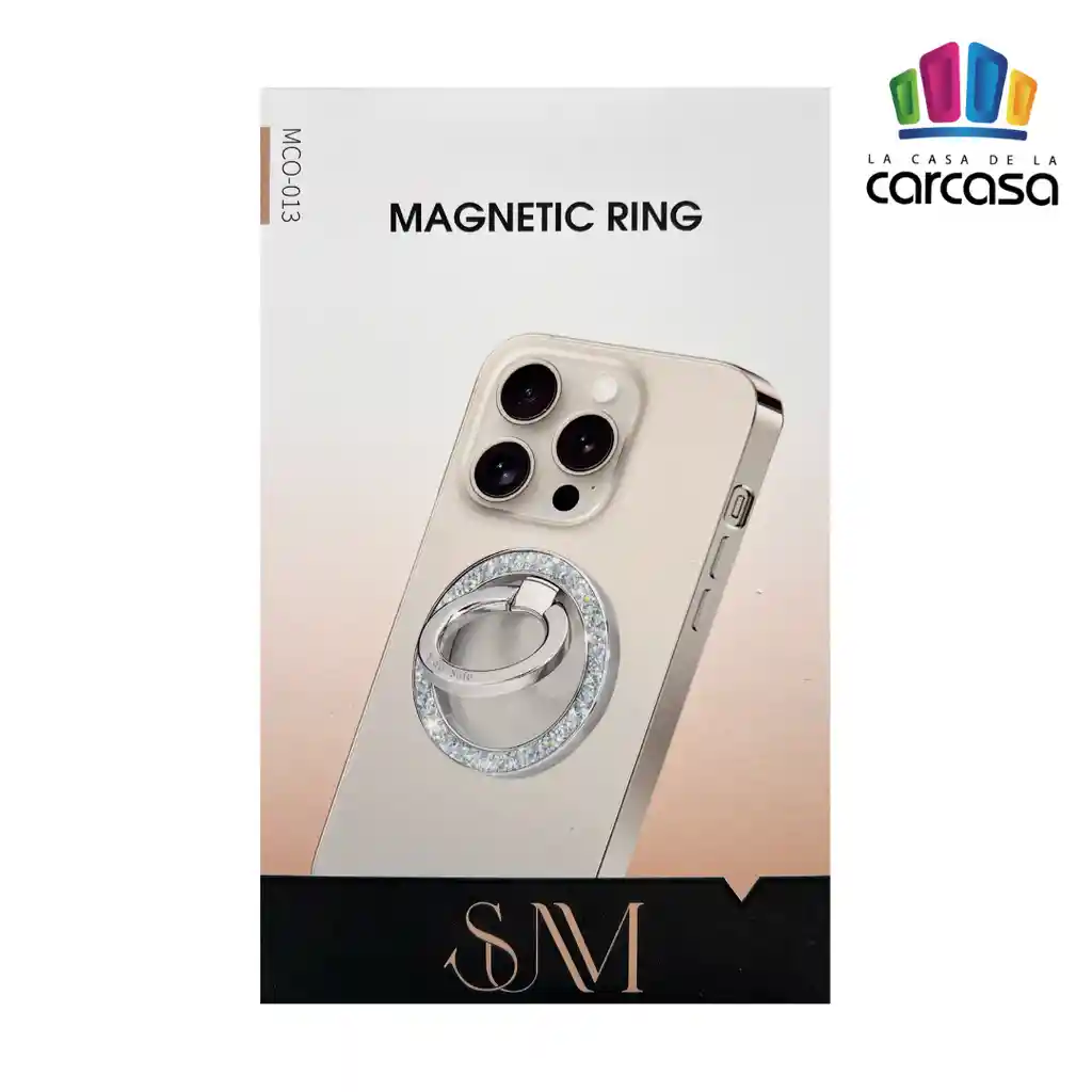 Soporte / Anillo Magnético Magsafe Luxury (oro Rosa)