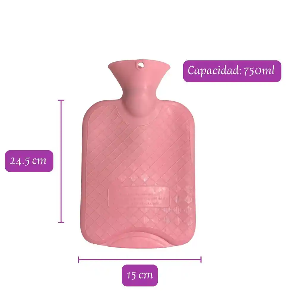 Bolsa Térmica Agua Caliente Grande Para Cólicos Menstruales