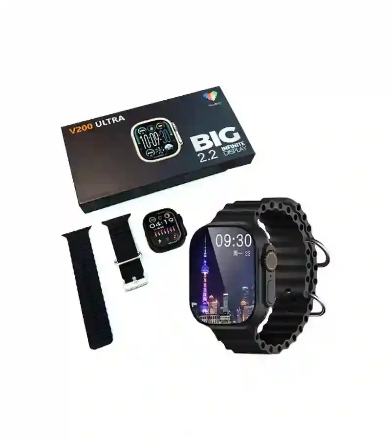 Reloj Inteligente Smart Wathc V200 Ultra / Big 2.2 Infinite Display / 2025