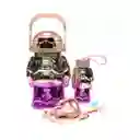 Set De Botellas Termo Bicolor Con Efecto Espejo Tornasol En Forma De Astronauta