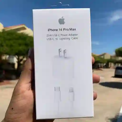 Cargador Iphone 25w Completo Original – Carga Rápida Certificada