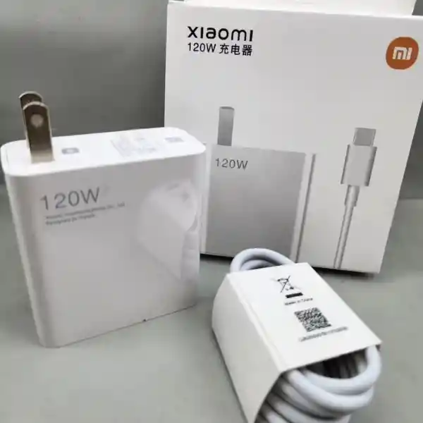 Cargador Xiaomi 120w Completo – Ultra Carga Rápida Tipo C Original