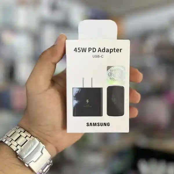 Cabezote Cargador Samsung 45w Original – Carga Súper Rápida Tipo C