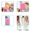 Soporte Celular Chupitos De Succión Silicona Rojo
