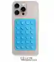 Soporte Celular Chupitos De Succión Silicona Azul