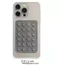 Soporte Celular Chupitos De Succión Silicona Gris