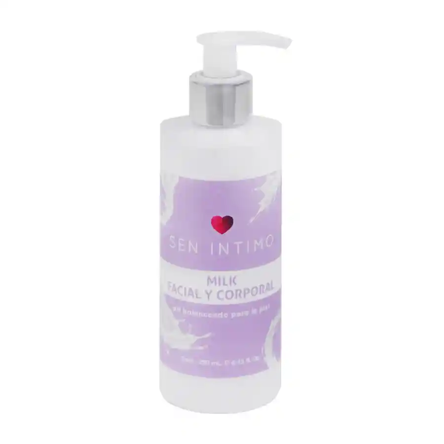 Lubricante Milk Facial Y Corporal 250 Ml Sen Intimo