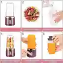Licuadora Portatil Recargable Usb Doble Vaso