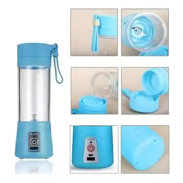 Licuadora Personal Recargable Azul