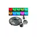 Cinta Led Adhesiva Multicolor Con Control Y Adaptador