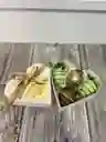 Caja Corazón Económica Fresas Dubai - Con Crema De Pistacho Y Chocolate