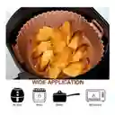 Set X6 Bandejas De Silicona Para Airfryer Freidora Protector Colores Aleatorios