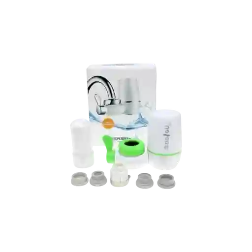 Filtro Purificador De Agua Para Adaptador De Grifo Color Blanco
