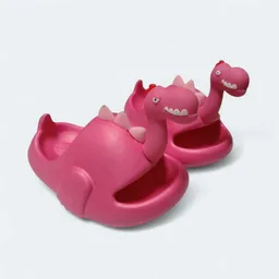 Chanclas Dinosaurio Para Niña Talla 24 Fucsia