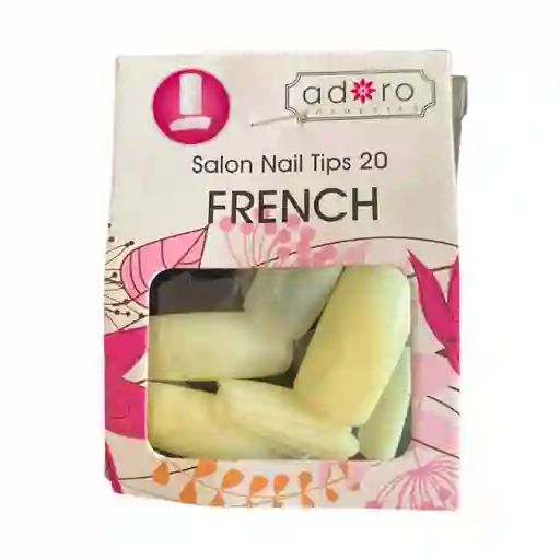 Uñas Postizas Adoro French Natural