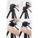 Tripode Soporte Negro Resistente Y Adaptable Para Camara Y Celular 1.68 Mts