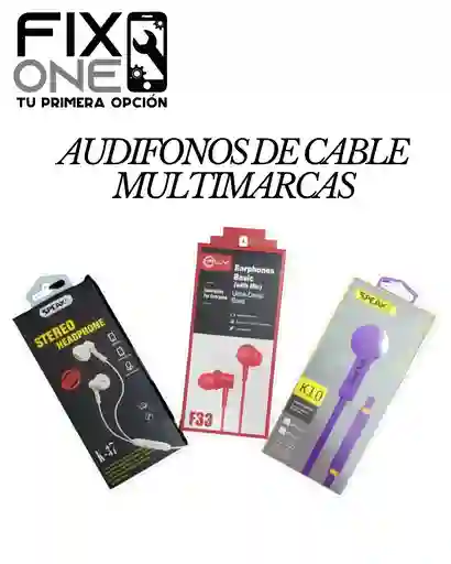 Audifonos De Cable Multimarcas