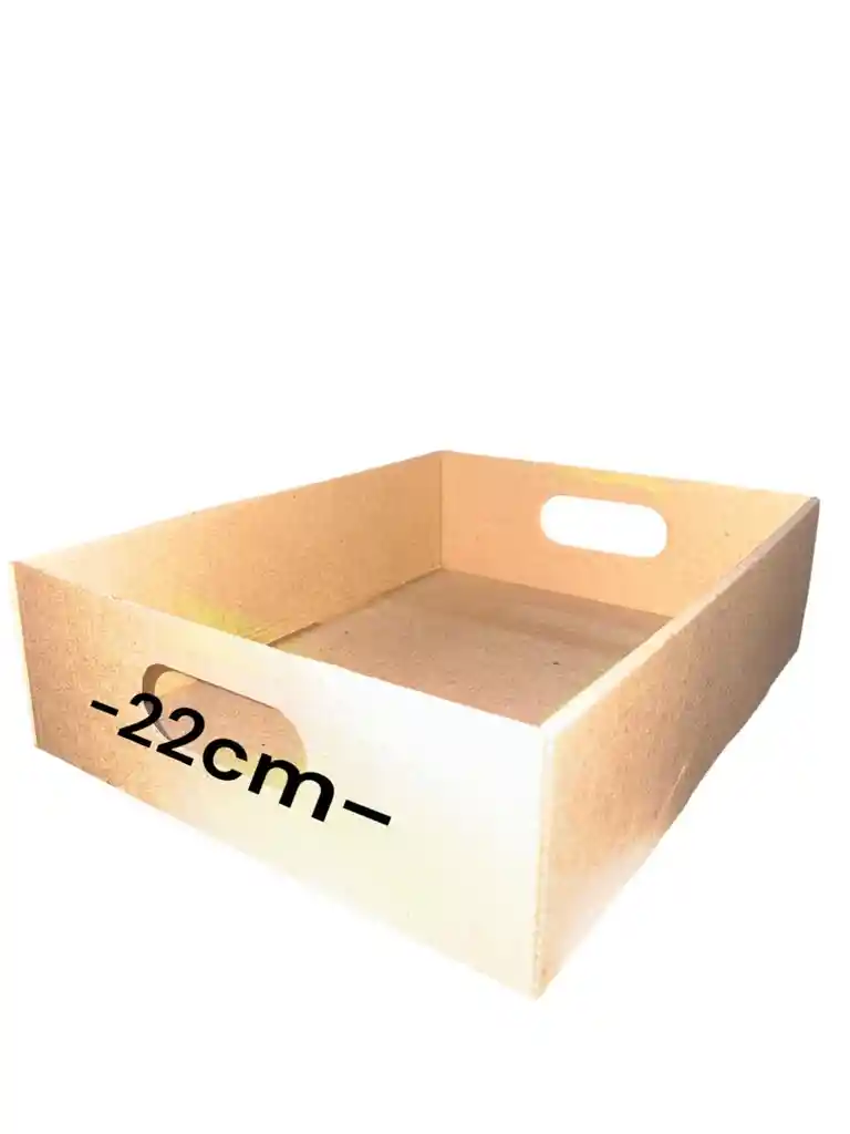 Bandeja De Carton Micro Corrugado 29x22x8cm
