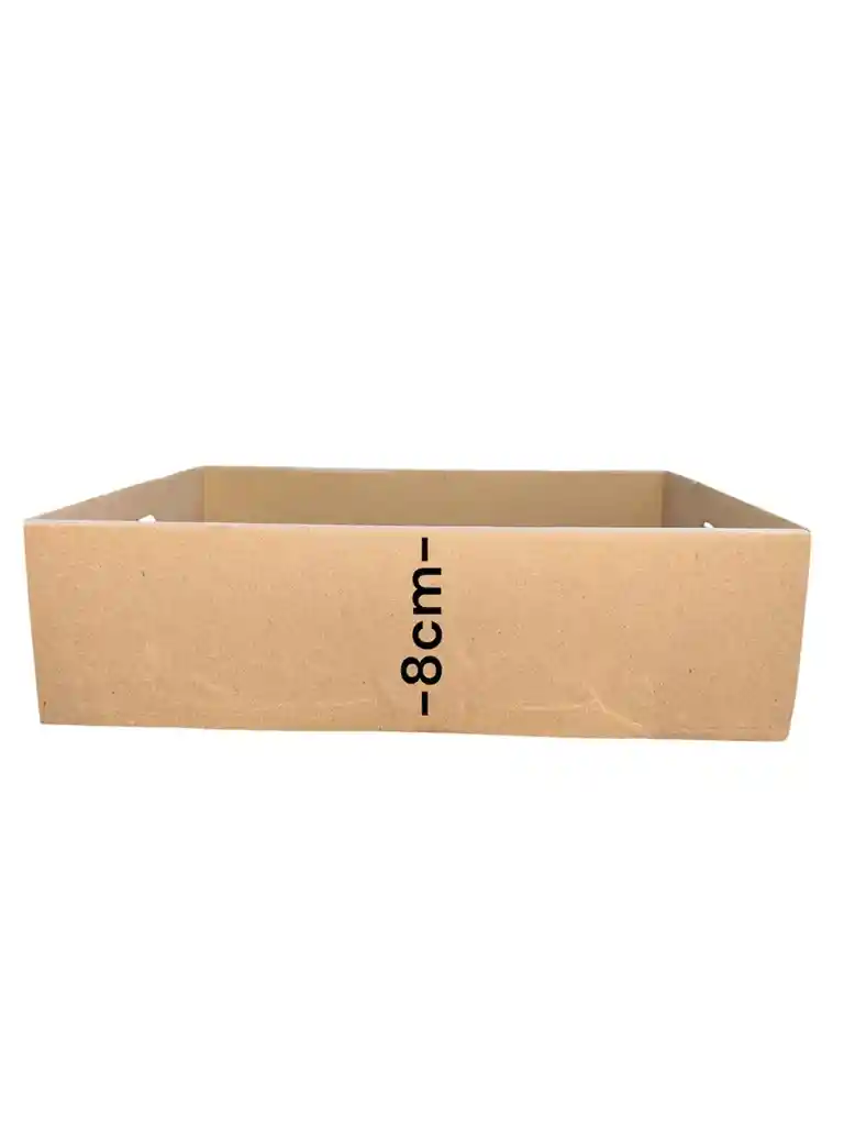 Bandeja De Carton Micro Corrugado 29x22x8cm
