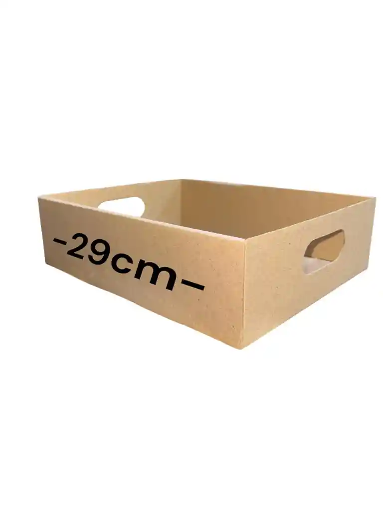 Bandeja De Carton Micro Corrugado 29x22x8cm