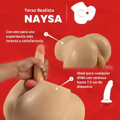 Torso Naysa (piel Clara)