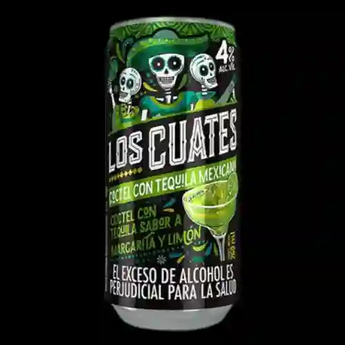 Coctel Los Cuates Con Tequila Sabor Margarita Y Limón