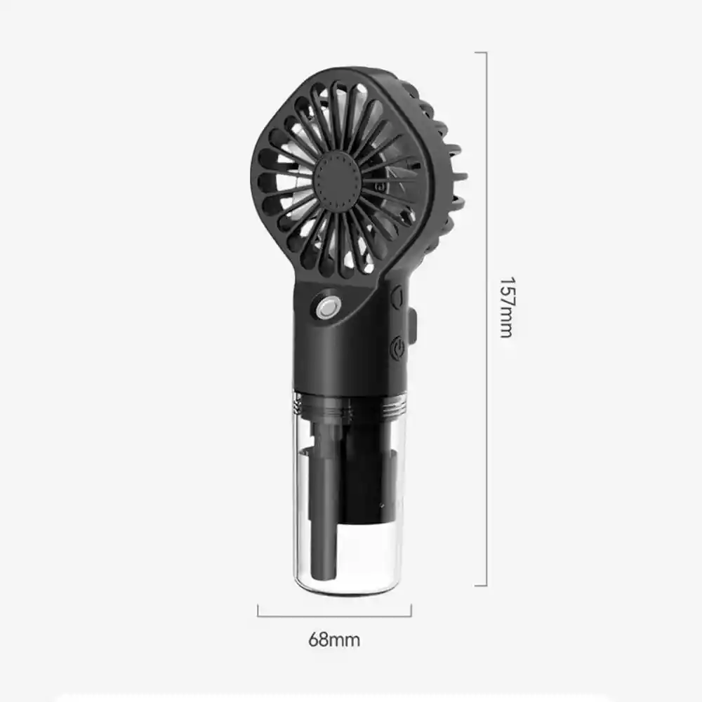 Ventilador Recargable Usb Portatil Función De Pulverización F3