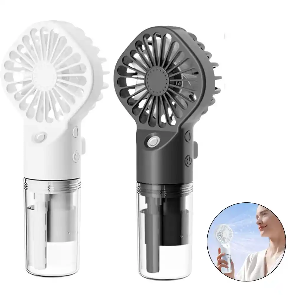 Ventilador Recargable Usb Portatil Función De Pulverización F3