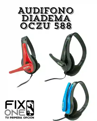 Audifono Diadema Oczu 588 Microfono Pc Computador