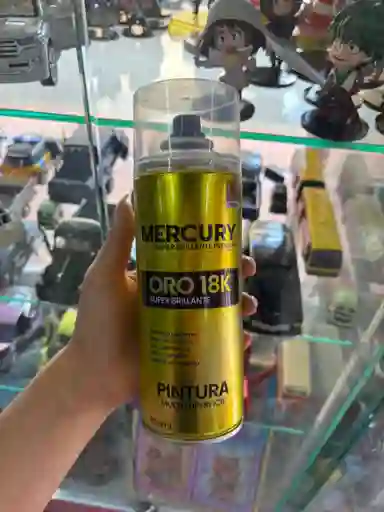Pintura Spray Aerosol Oro Premium 18k X400ml Ultra Color