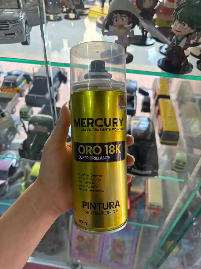 Pintura Spray Aerosol Oro Premium 18k X400ml Ultra Color