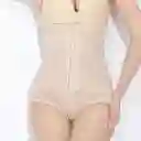 Faja Panty De Alta Compresión Con Encaje Y Broches Frontales
