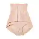Faja Panty De Alta Compresión Con Encaje Y Broches Frontales