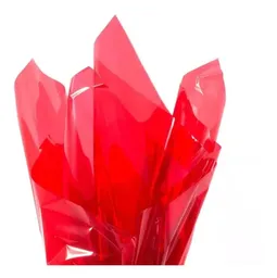 Pliego Papel Celofan Rojo X 5 Unidades