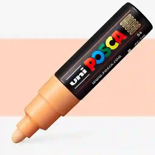 Marcador Posca Punta Gruesa Redonda Pc7m Naranja Claro