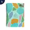 Cuaderno Cuadriculado Argollado Qnota Escribe Tamaño Grande X100 Hojas - Diferentes Motivos Femenino