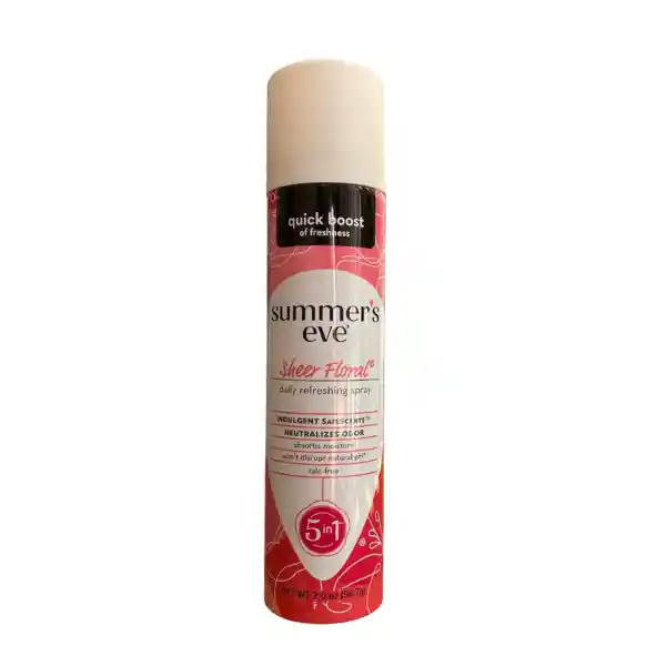 Desodorante Intimo En Spray 5 En 1 Summer´s Eve X 56.7g - Sheer Floral