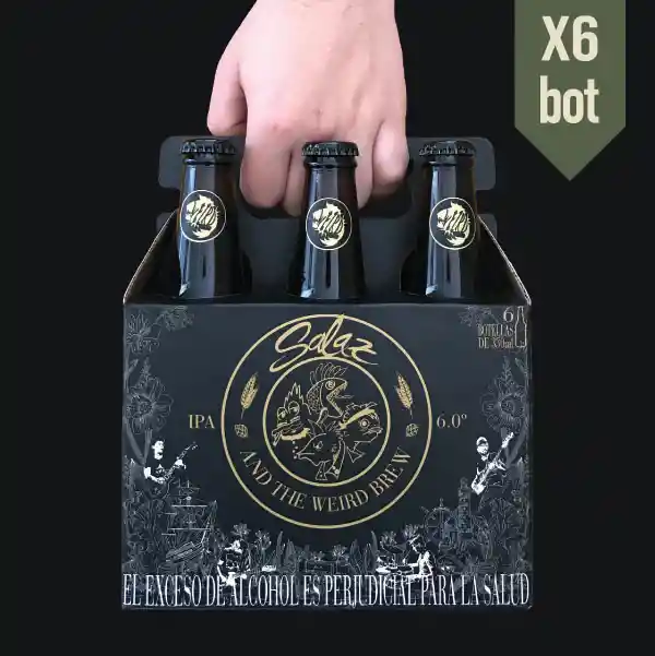 Cerveza Salaz Sixpack Botellas Ipa